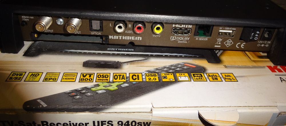 HDTV ресивер  230В /12V UFS 940 Kathrein Germany