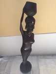 Boneca Africana em Madeira