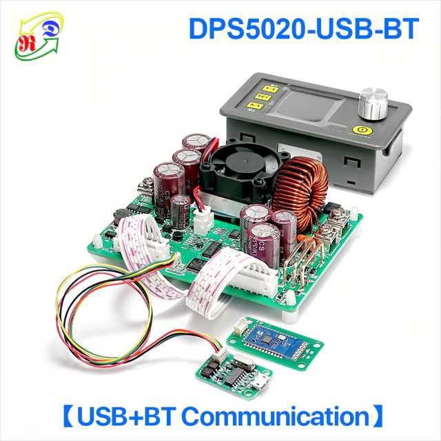 RD DPS5020 програмований 6-55В 0-50В 0-20А, DPS5020 USB BT