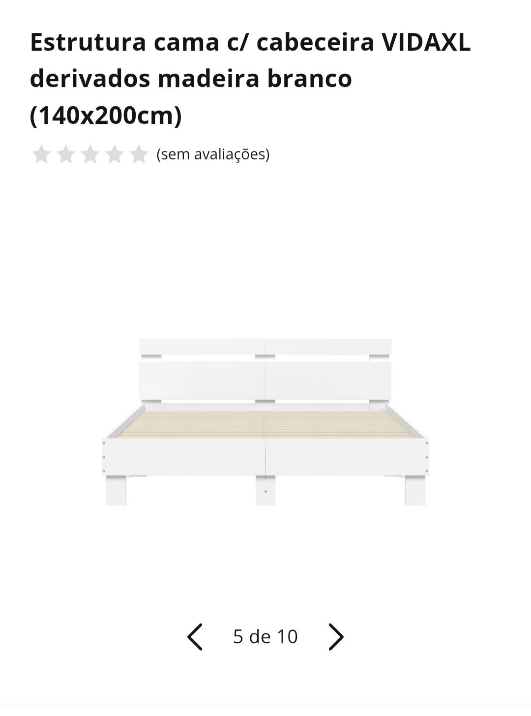 Cama nova 140x200