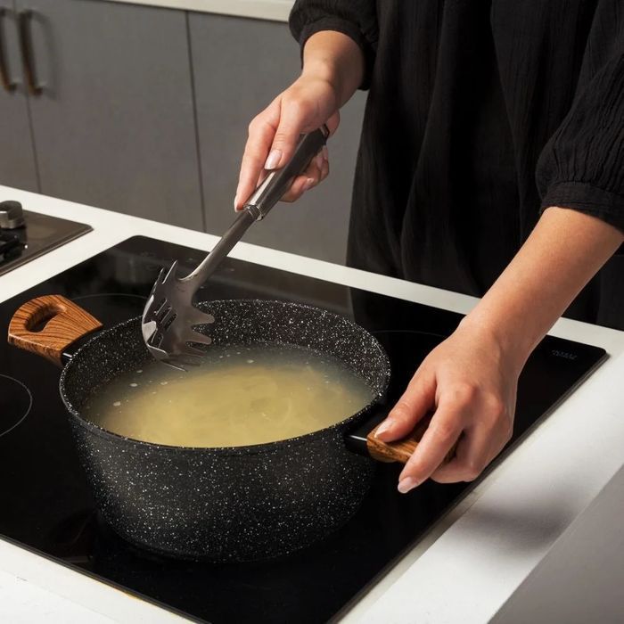 Łyżka Kuchenna Stalowa Widelec Makaronu Spaghetti