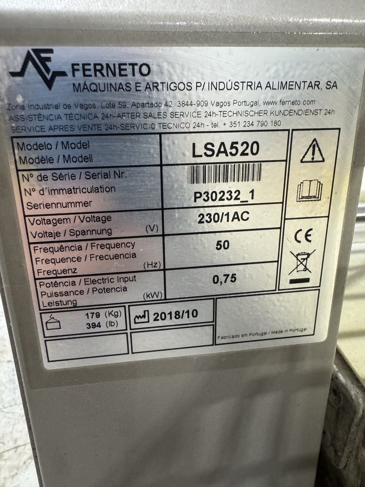 Laminadora  de mesa 2000 x 480 mm