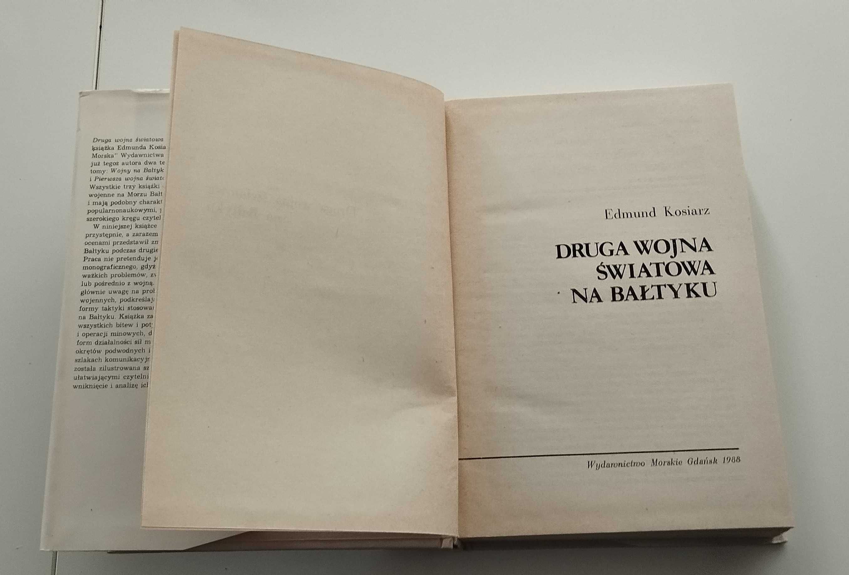 Druga Wojna Światowa na Bałtyku.
 Edmund Kosiarz