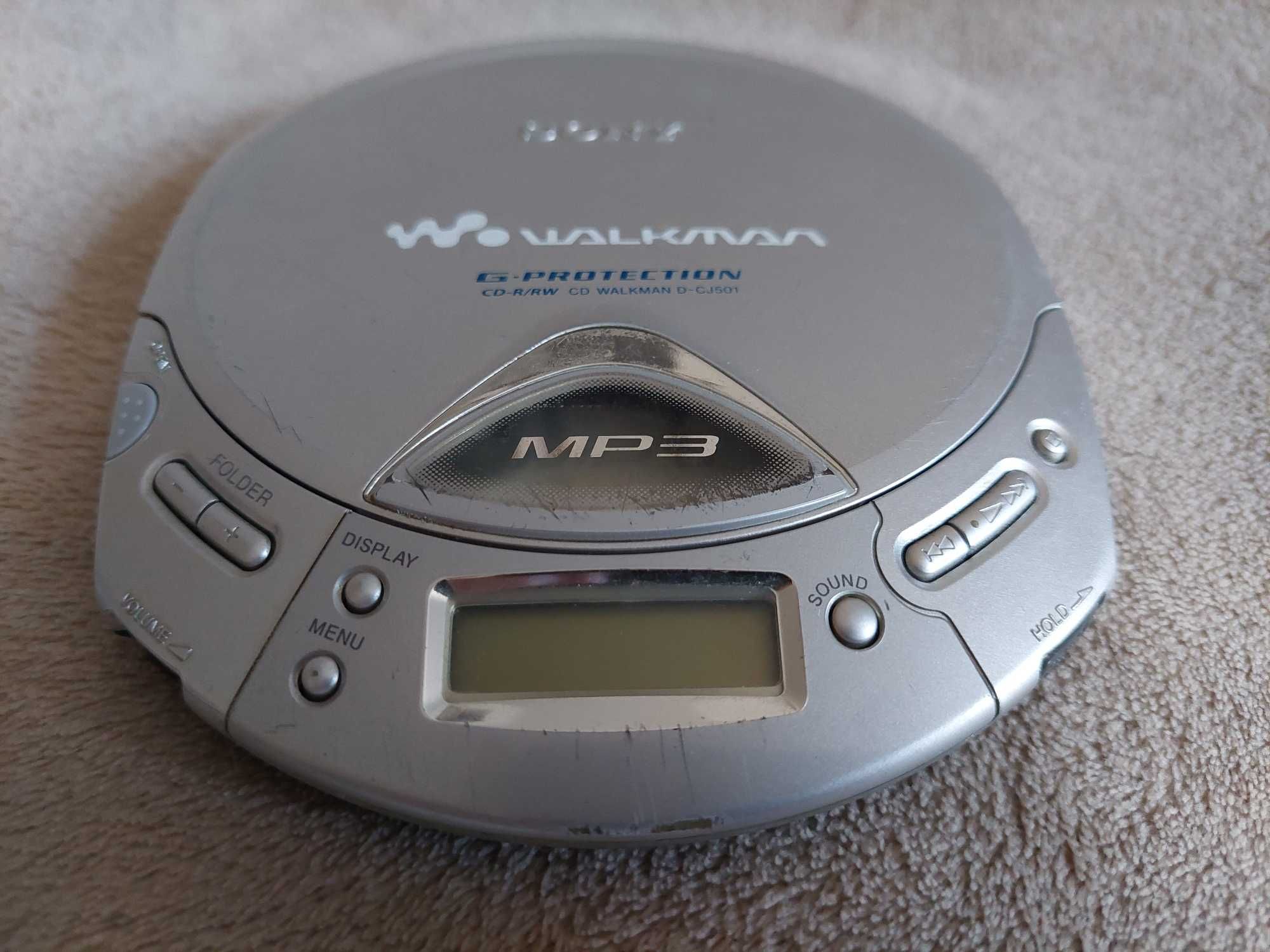 Discman CD Sony D-CJ501 DZIAŁA gratis etui