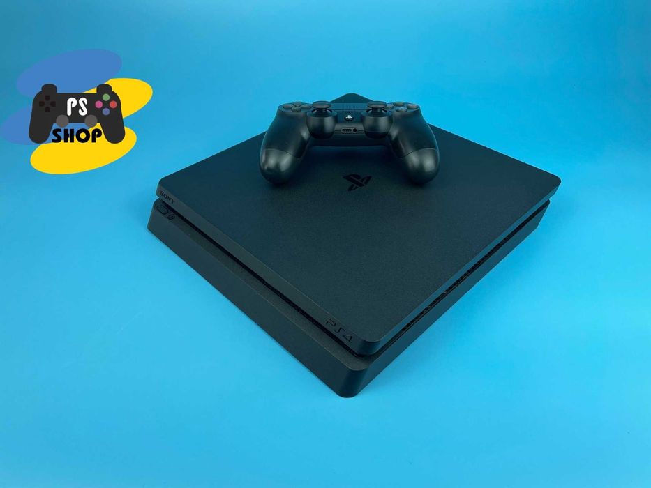 Playstation 4 Slim 1ТБ + 3 гри, Меганабір, Вітринний зразок, Гарантія