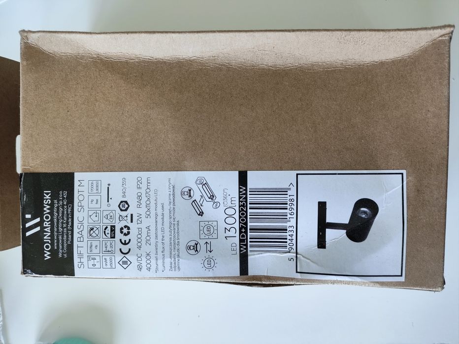 Oprawa kierunkowa shift 12W 4000K