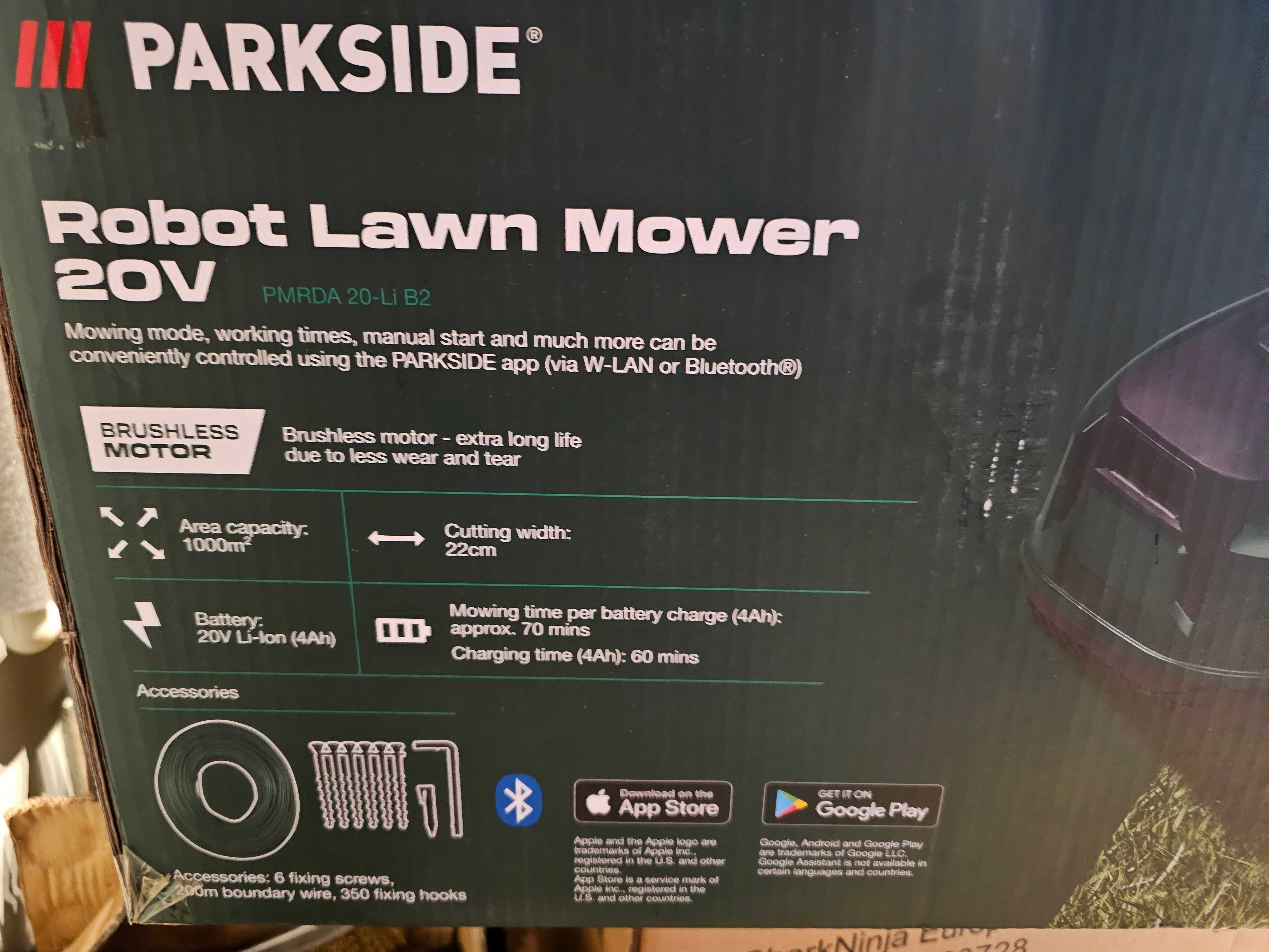 Robot koszący do 1000m2 PARKSIDE + gratis dodatkowy drut graniczny