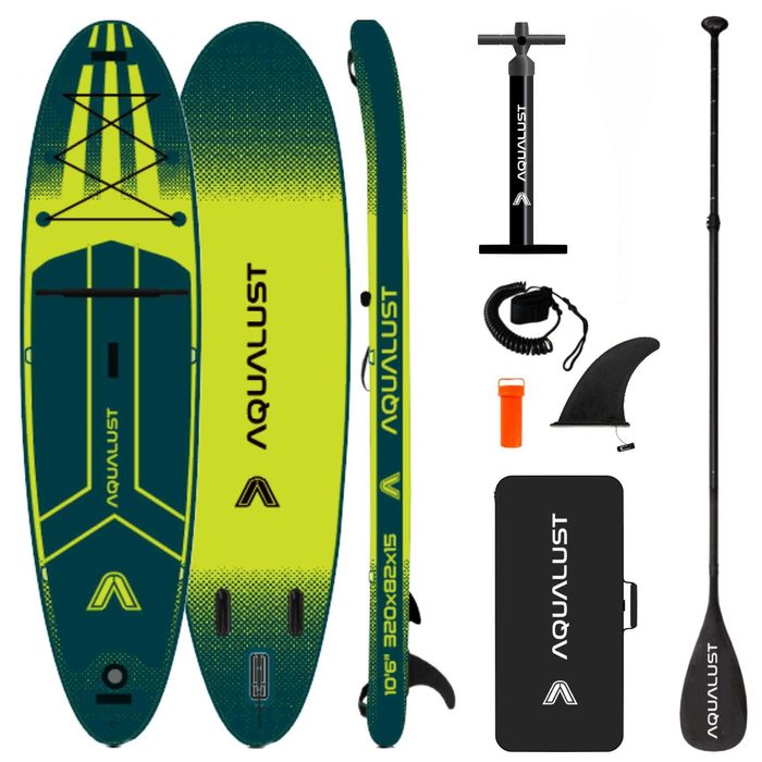 AQUALUST NEW 2025 SUP дошка 2 ШАРИ САП доска 320/365см борд board НОВА