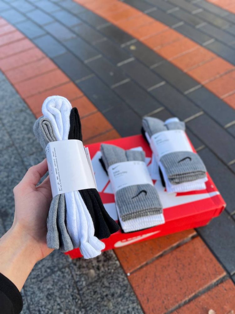 Оригінальні носки Nike мікс шкарпетки 3 пари найк оригінал  Everyday