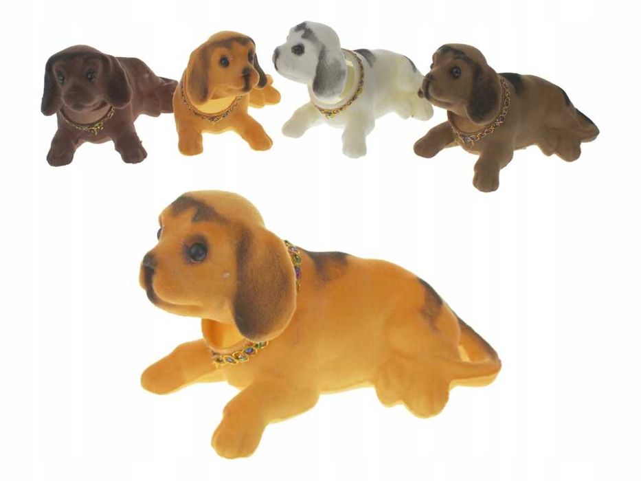 piesek z kiwającą głową