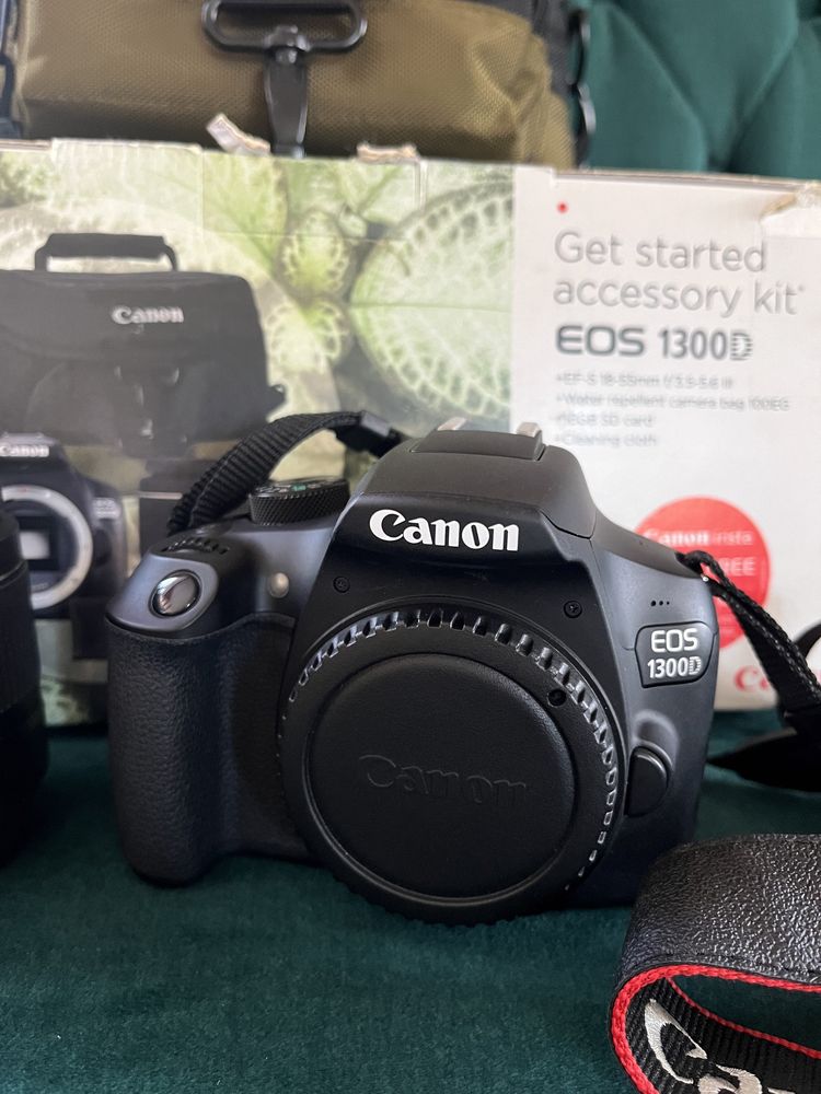 Canon EOS 1300D + obiektyw EFS 18-55mm kit