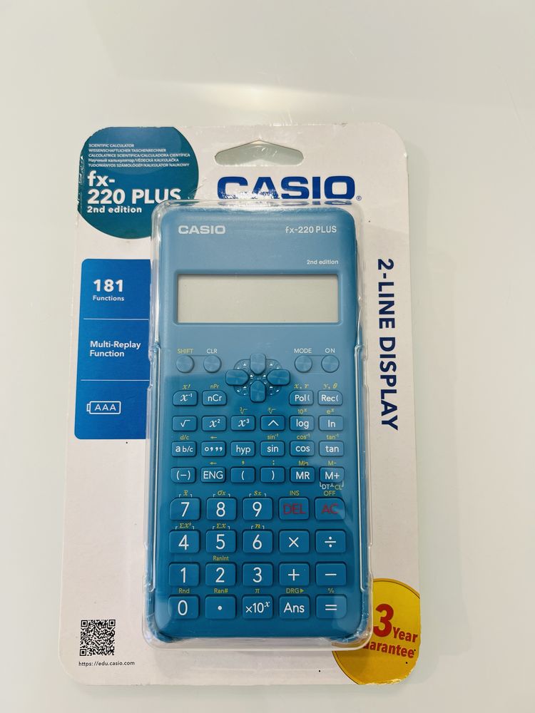 NOWY Kalkulator casio wielofunkcyjny fx-220 PLUS