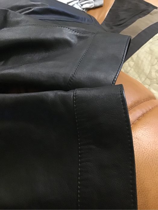 Мужская кожаная куртка в стиле Philipp Plein.Турция.