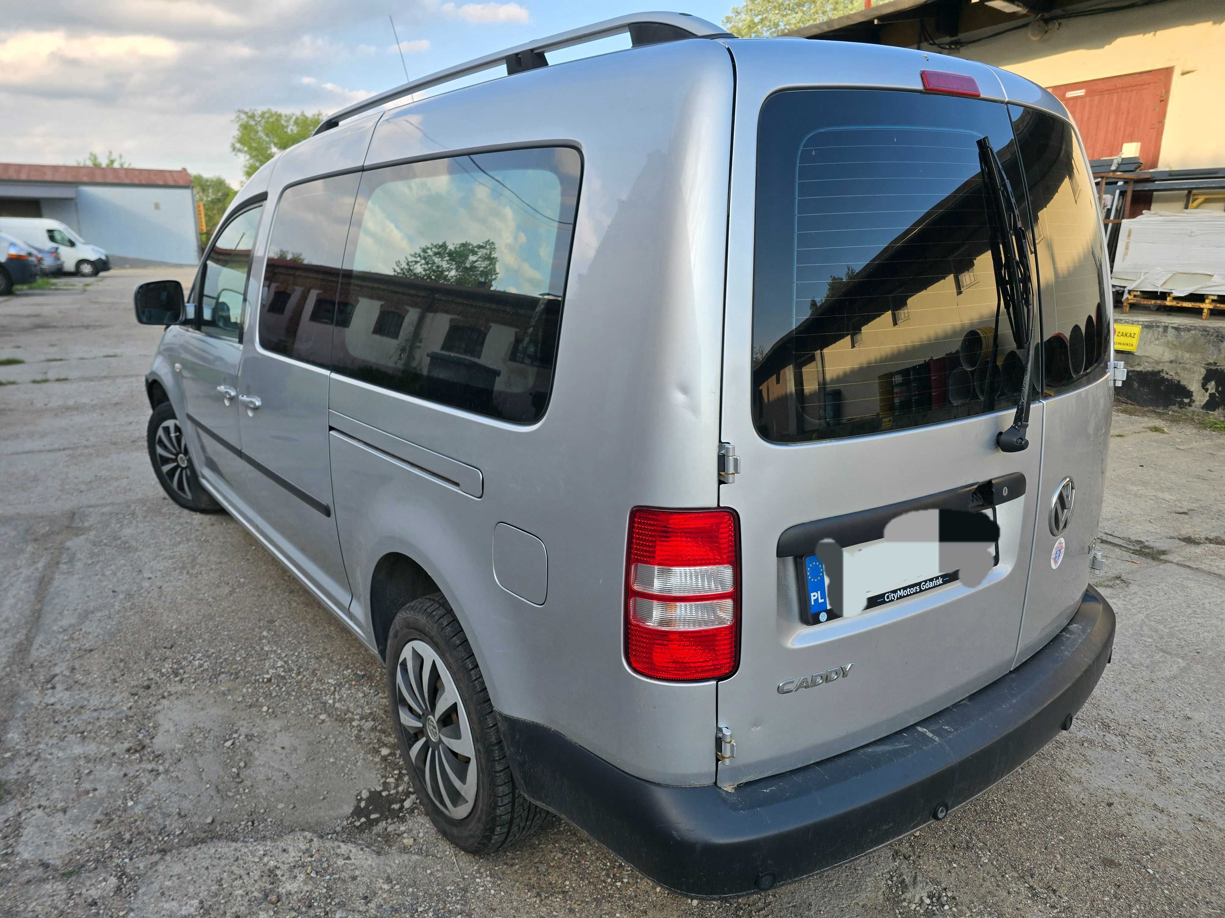 Sprzedam vw caddy 2012r uszkodzony