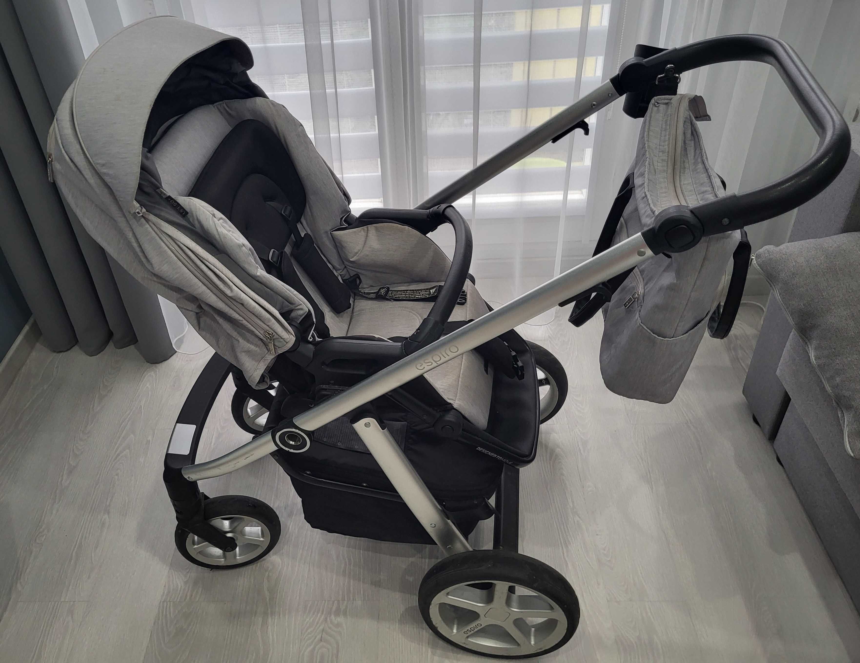 Wózek espiro 2w1 uniwersal pram