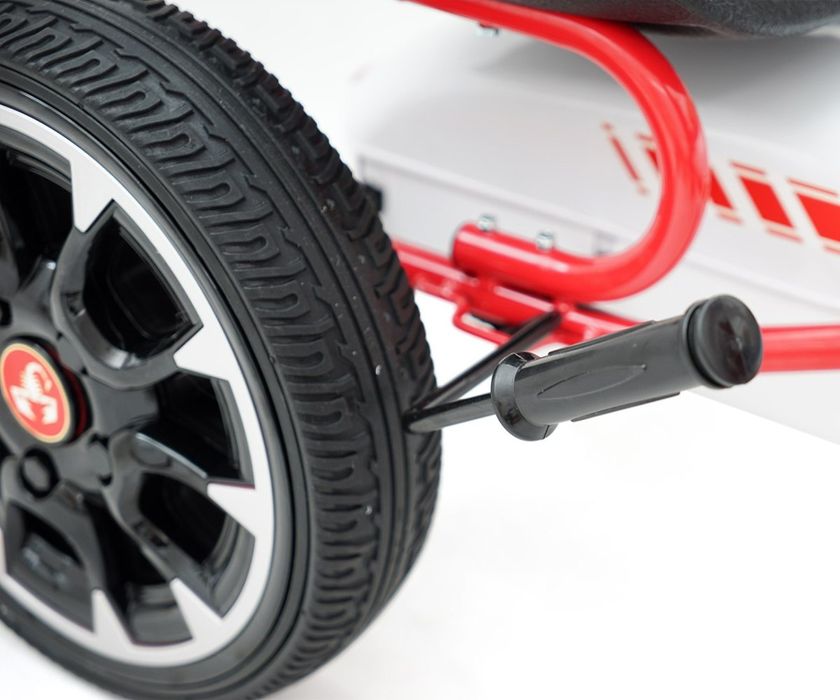 Gokart Na Pedały Abarth White