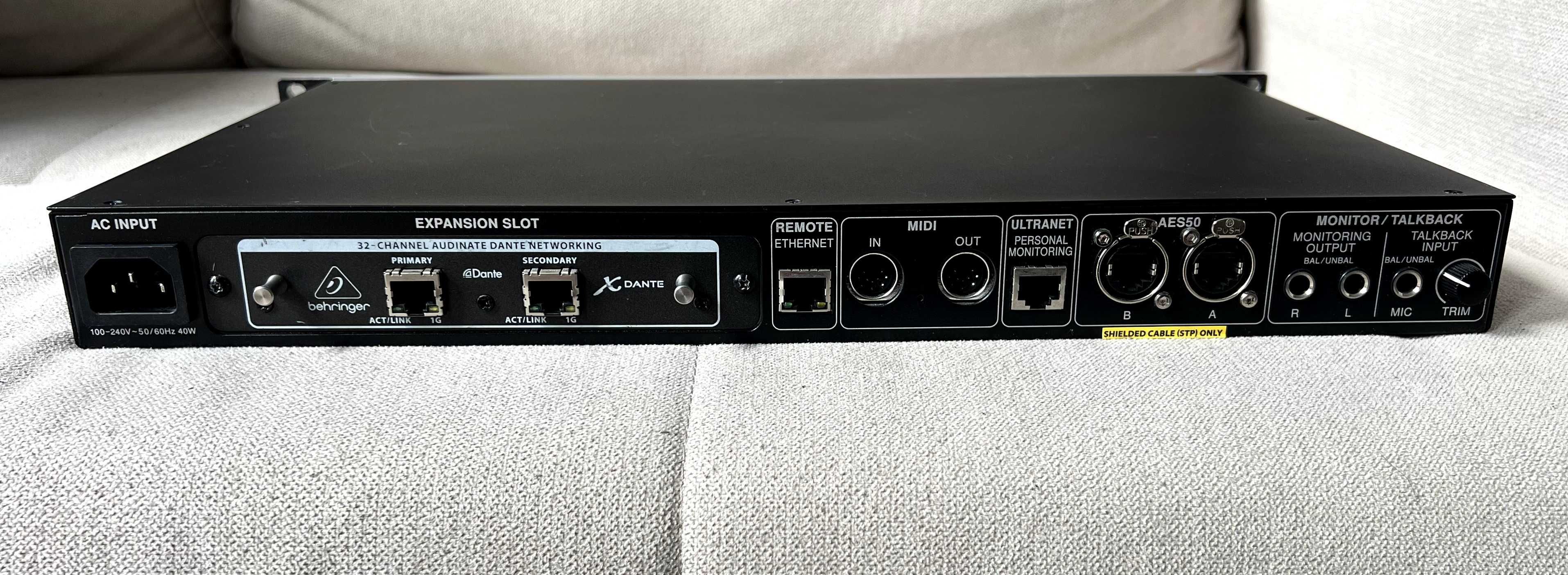 Midas M32C com X-Dante