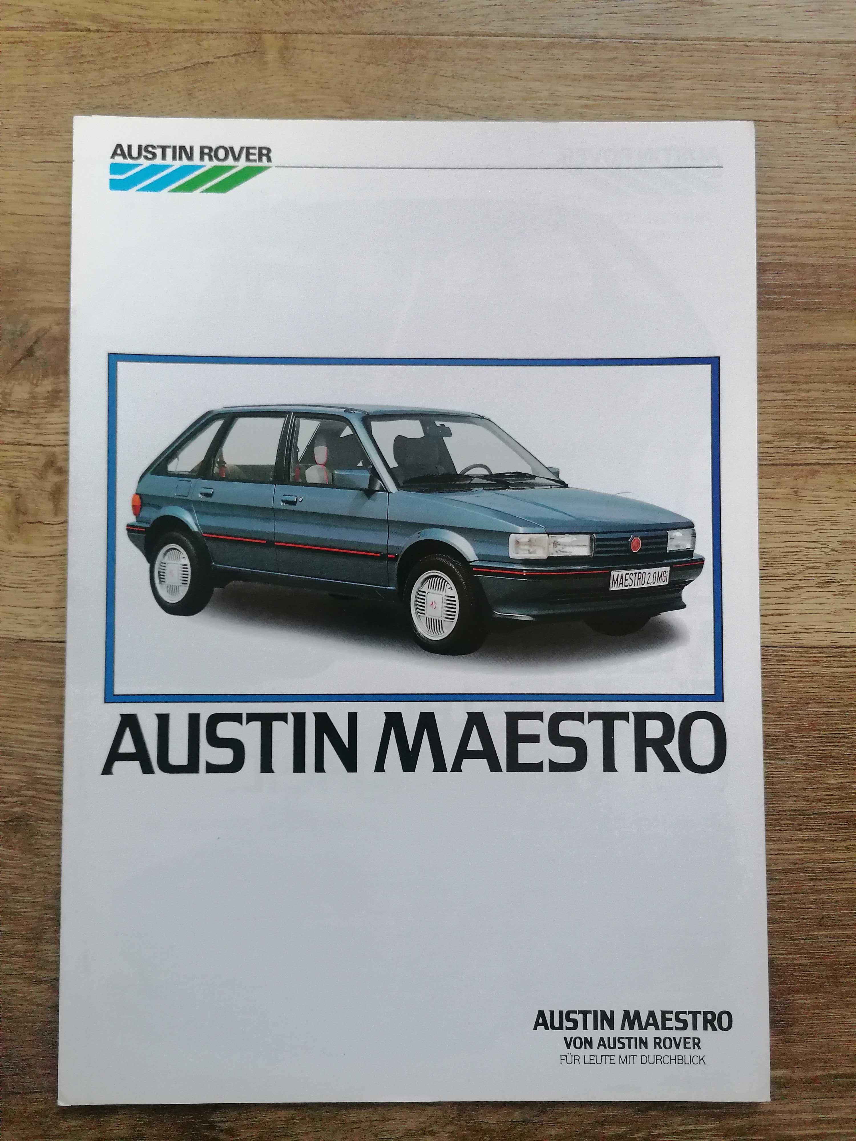 Prospekt Austin Rover Maestro
