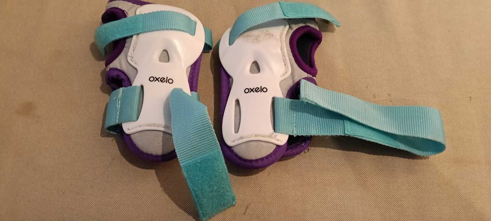 Conjunto Capacete e proteções para Skate.