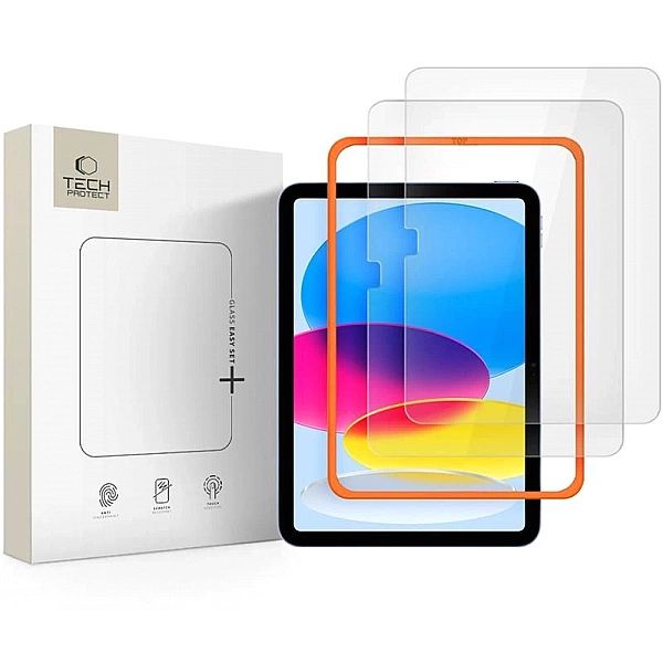Szkło hartowane Tech-Protect Easy Set+ 2-pack na iPad 10.9” 2022 / iPa