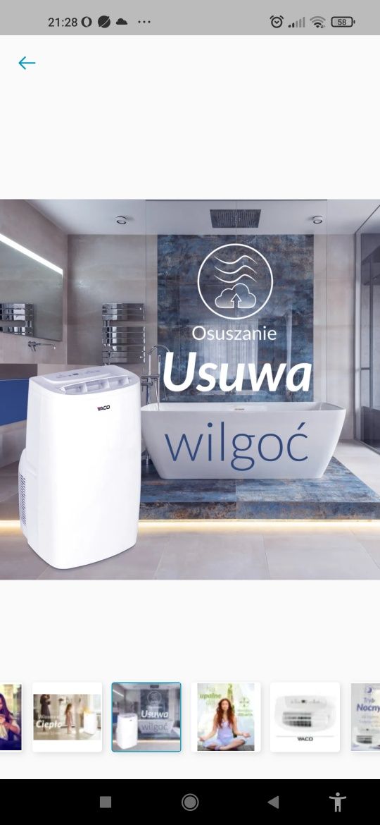 Klimatyzator Vaco roczny