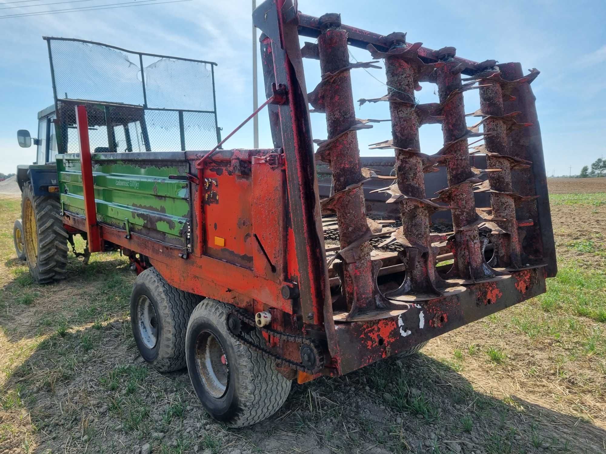 Rozrzutnik obornik 6 ton tandem WARFAMA Agromet fortschritt