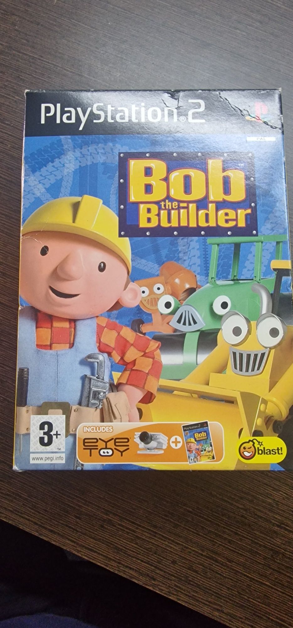 Eye toy ps2 + bob construtor