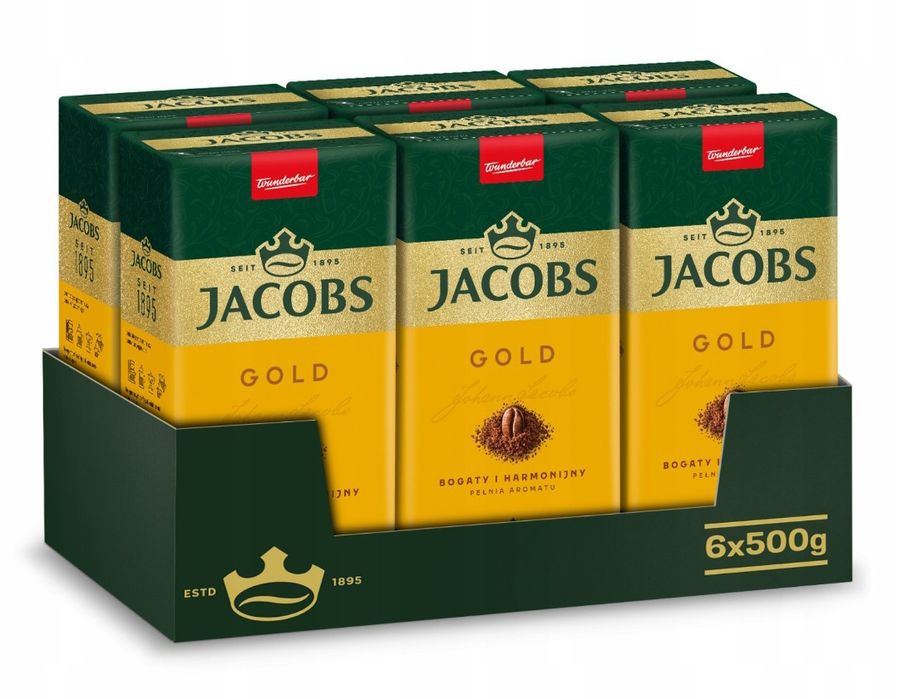 Kawa mielona Jacobs Kronung 500g  6 szt.