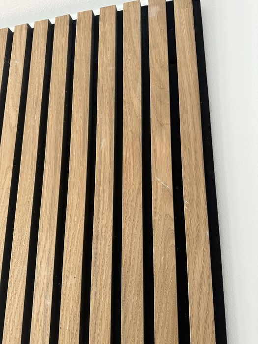 Painel ripas acustico