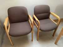 Krzesła kusch+co 4 sztuki mid-century drewno