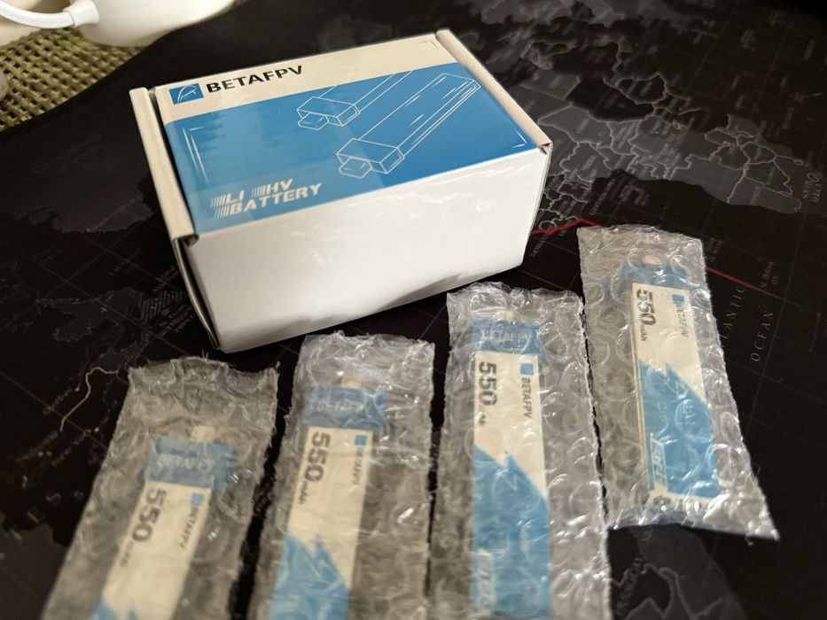 Акумулятори BetaFPV 550 mAh (4шт)
