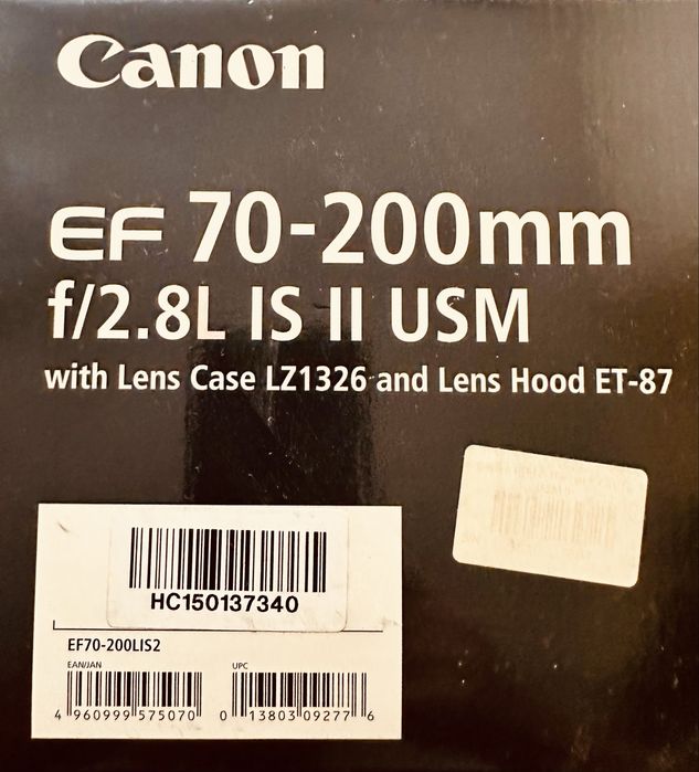 Canon EF 70-200mm
