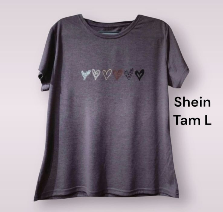 T Shirt Shein Malva Tam L