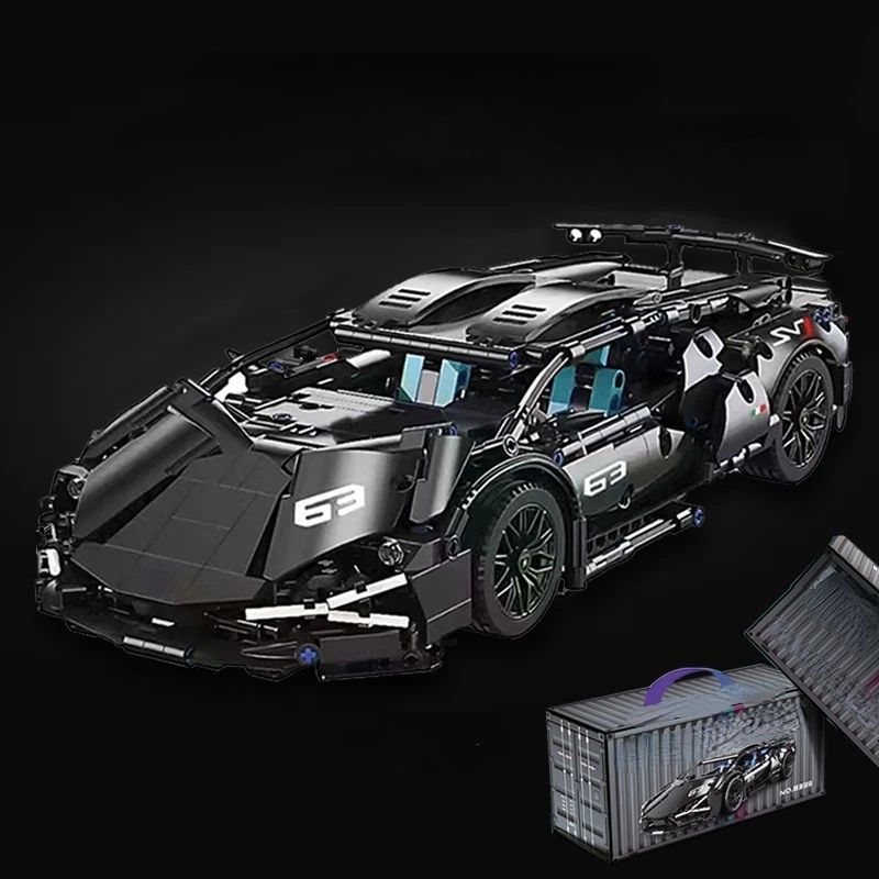 Конструктор автомобіль Lamborghini Lego Technic 1230 дет мотор, пульт
