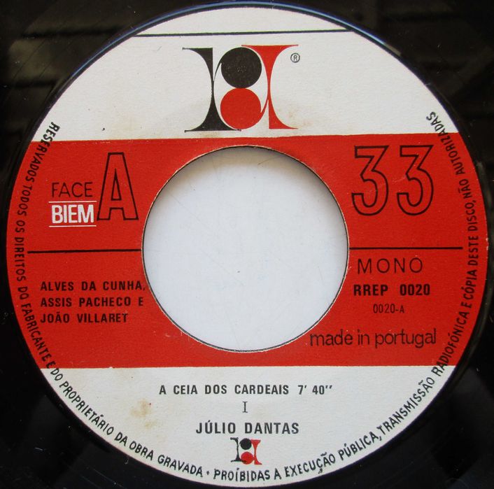 A Ceia dos Cardeais - - - - - 2 X EP