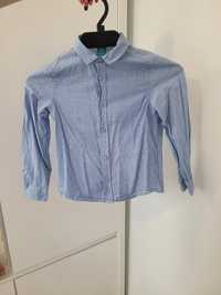 Niebieska elegancka koszula chłopięca rozmiar 128