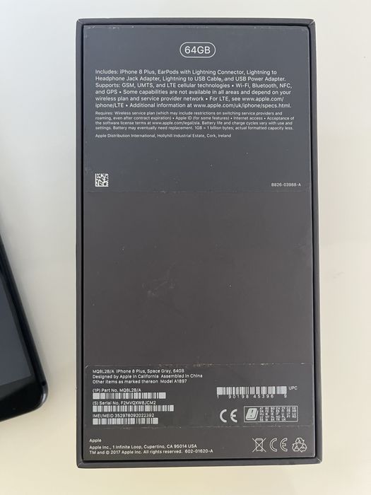 iPhone 8 Plus Preto 64GB (Para Peças)
