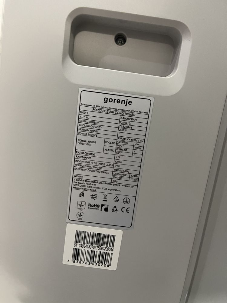 Klimatyzator Gorenje Model KAM26PDAH