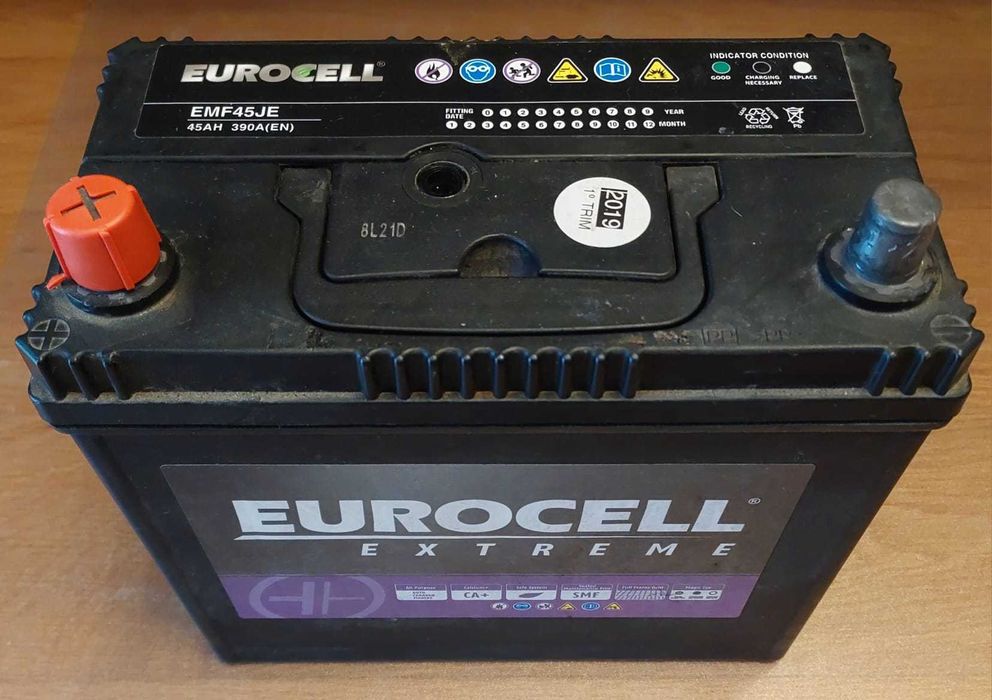 Bateria de Ligeiro usada