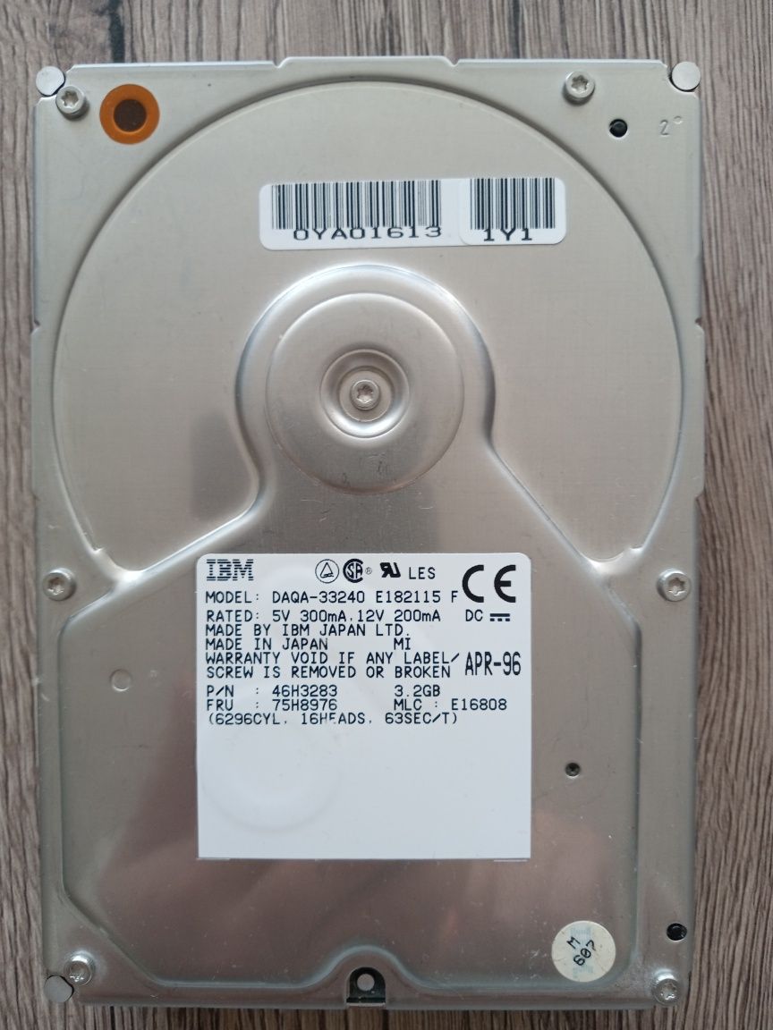 Dysk twardy IBM 3,2 GB