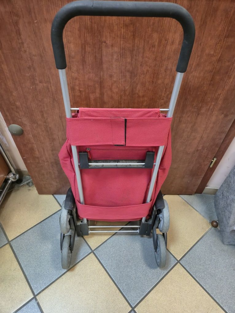 Wózek zakupowy transortowy trójkołowy