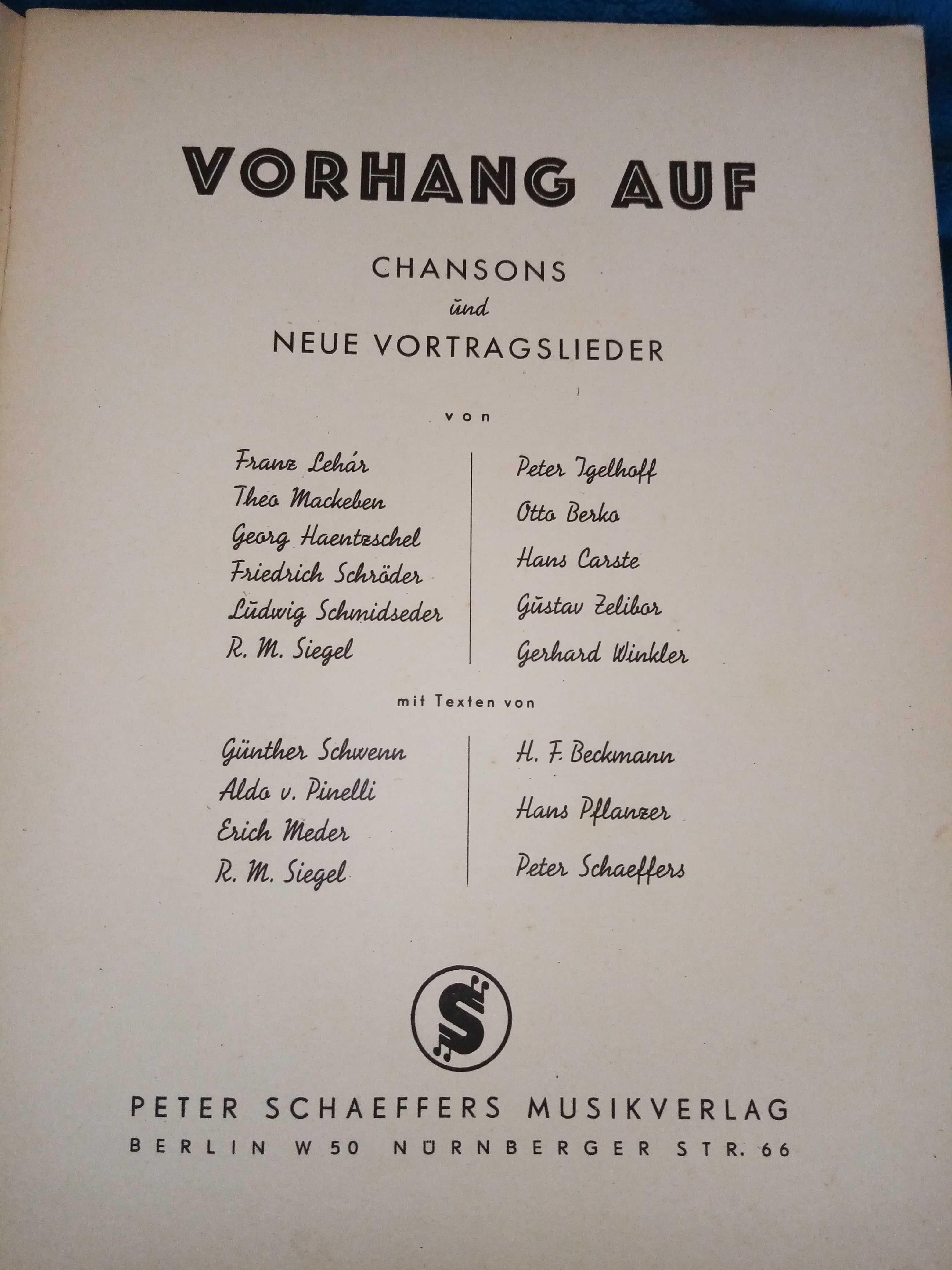 Vorhang auf (Kurtyna w górę}  1942 r.