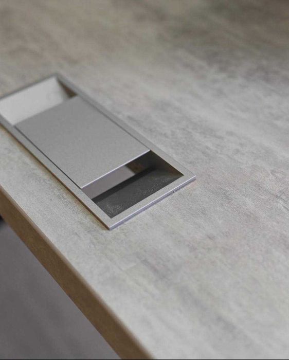 Стіл лофт сірий, компьютерний\офісний, великий.