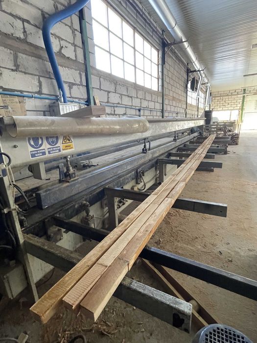 Linia do wzdłużnego łączenia drewna GOMA FC-10 KZ6 + PC10- PZ6
