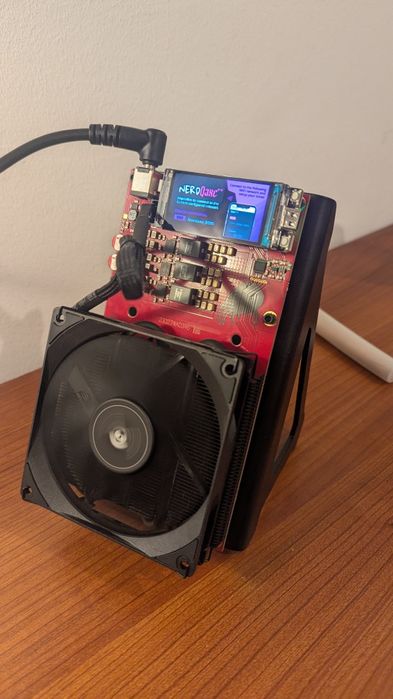 ASIC BTC solo miner NerdQaxe++