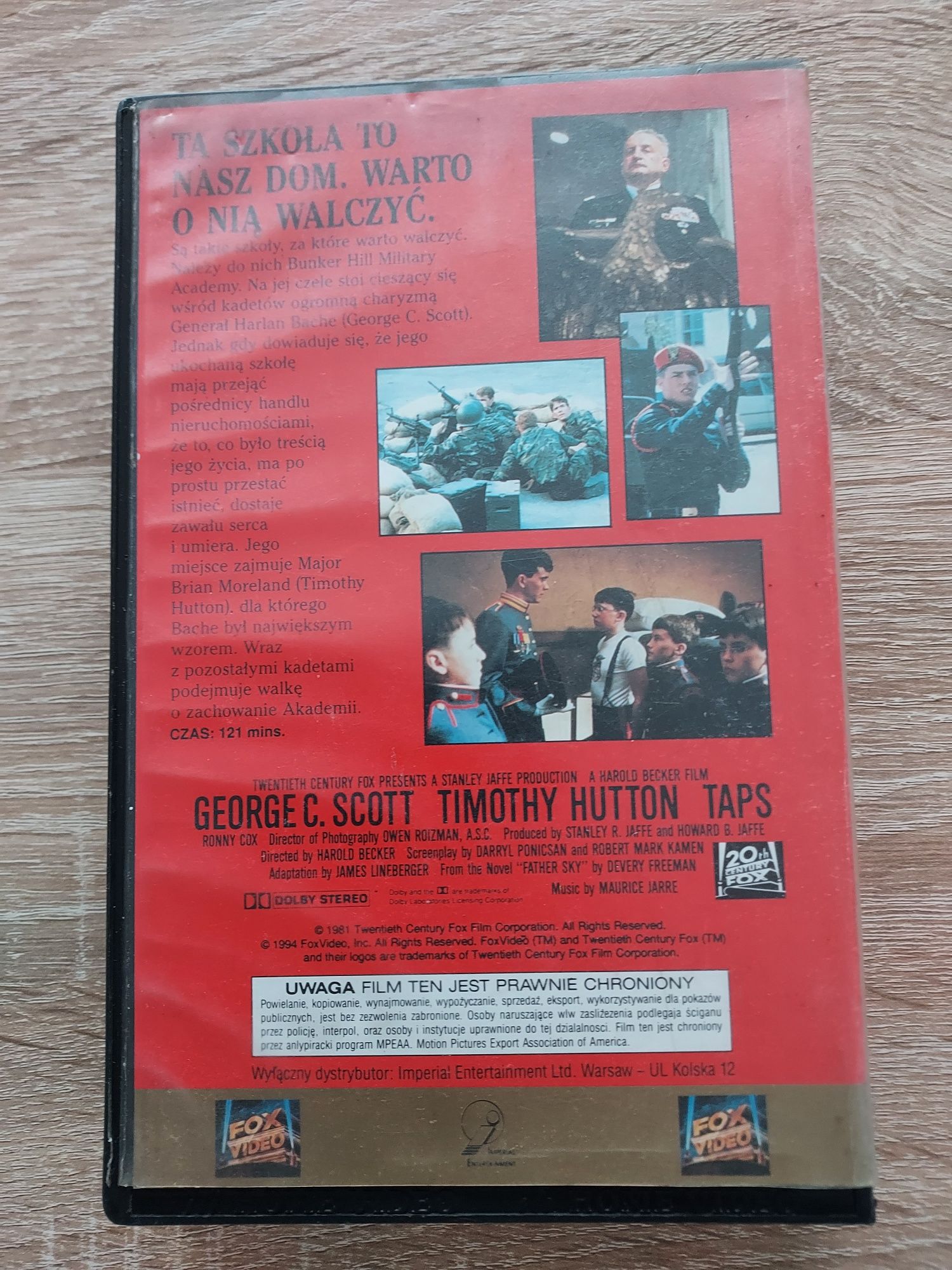 Szkoła Kadetów- Tom Cruise, Sean Penn- Film Kaseta VHS Polski Lektor