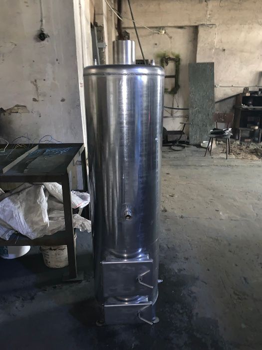 Титаны на дровах, двовяные колонки, водонагреватели на дровах. Акция!