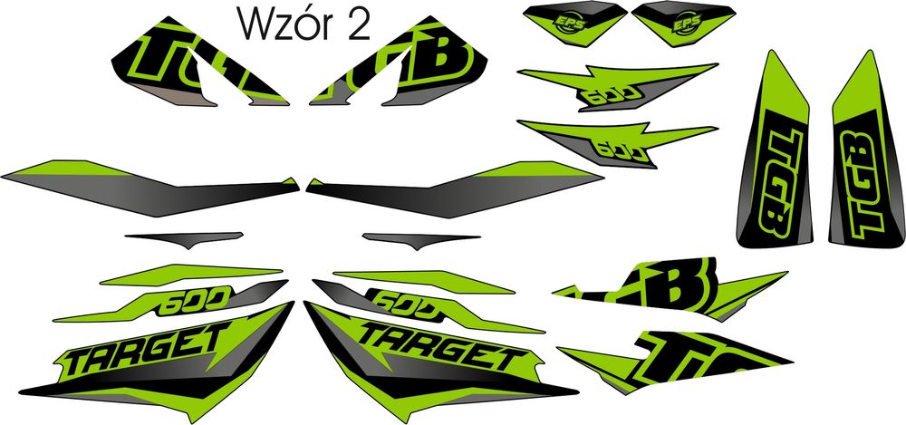 Naklejki TGB Target 600 Okleina