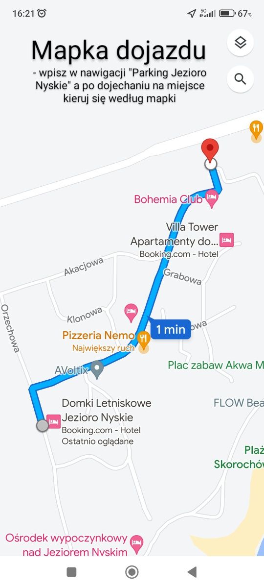 Domki Jezioro Nyskie Domki letniskowe domek noclegi Nysa