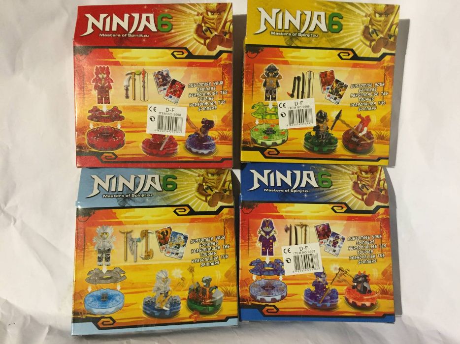 Figurki Ninjago 4 Spinery - Spinjitsu Zestaw - Super na prezent